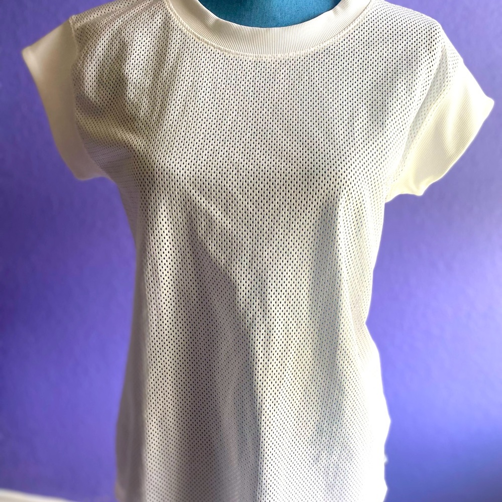 The North face mesh  athletic shirt.